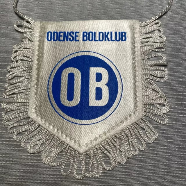 Fanion Odense Boldklub OBFoot Football Pennant Wimpel Vintage Soccer Collection 2