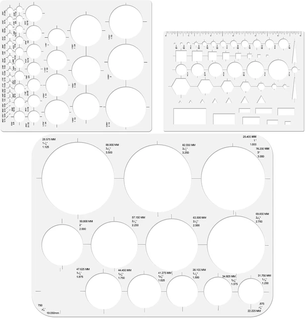 Schablone / Vorlage NH82801GBM – 80x80 Mm, 1 Stück
