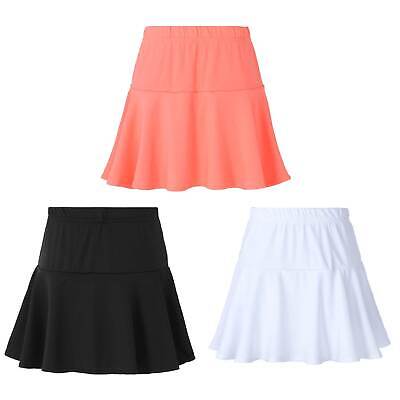 Girls Tennis Skorts High Waist Pleated Skirt Golf Running Workout Athletic Skirt