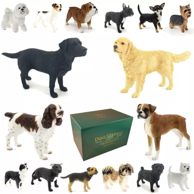 LEONARDO DOG STUDIES Collectible Dog Ornament Figurine 50 Breeds Available 10.50 PicClick UK