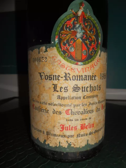 Ancien Vin  Nuit St  Georges  Vosne Romanee 1966