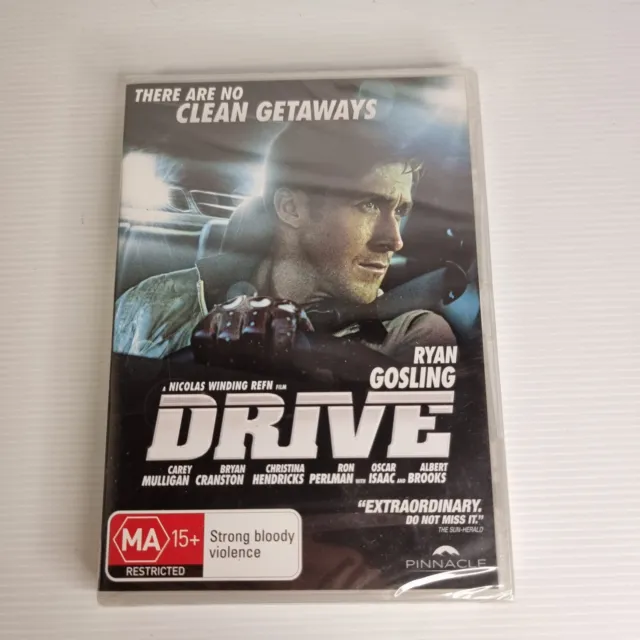 Drive DVD, PAL Region 4, Ryan Gosling,  Bryan Cranston, Brand New & Sealed