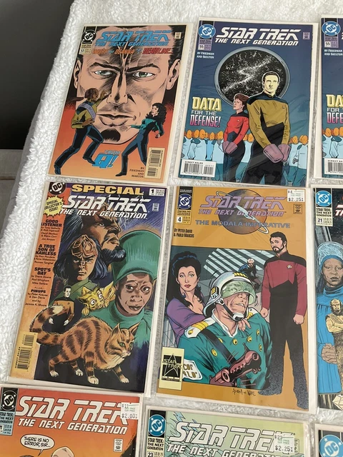 Star Trek The Next Generation Lot Of 16 DC Comics￼ 1990-1993. New Sealed 3