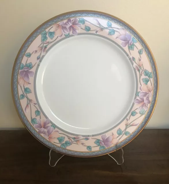 Noritake Embassy Suite Floral 10 7/8" Dinner Plate 9756 Bone China - EXCELLENT