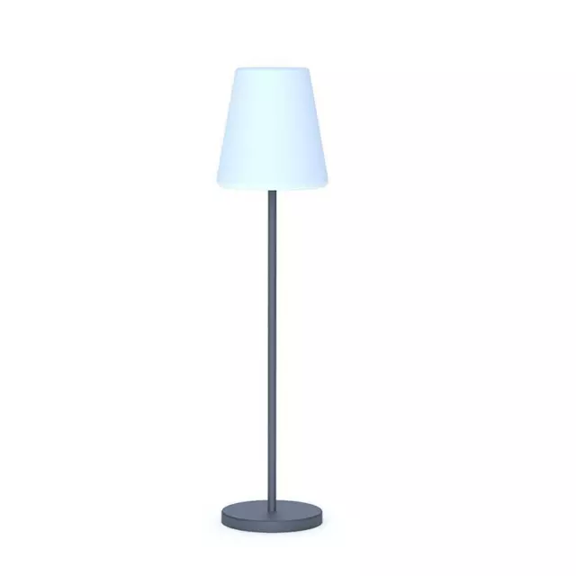 Lampada Piantana Solare Led Mod.lola Slim 120 Cm Con Telecomando 3