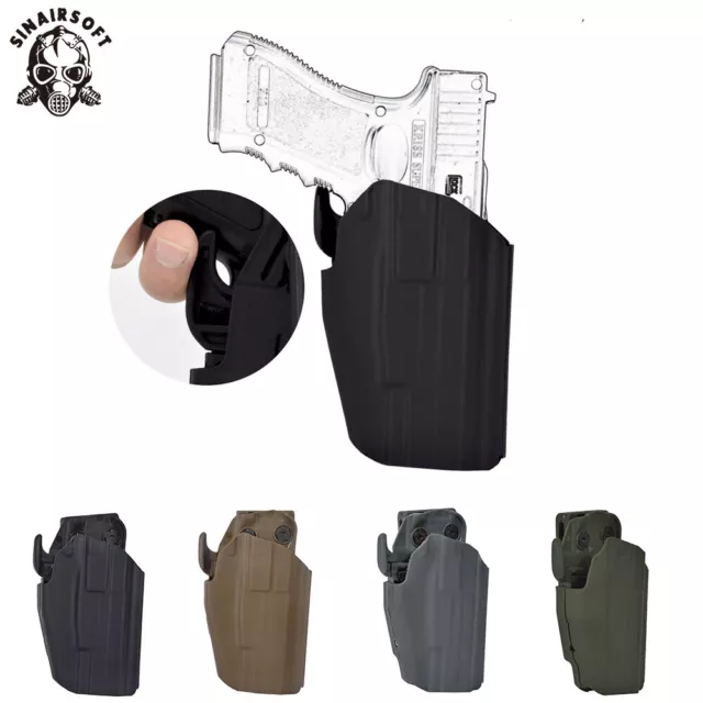 Tactical Universal Pistol 579 Grip Lock Holster rechte Hand Pistolenhalfter clip