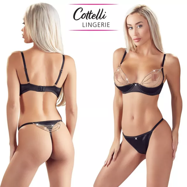 Colletti Collection sexy COMPLETINO intimo SET donna LINGERIE Shelf BRA String