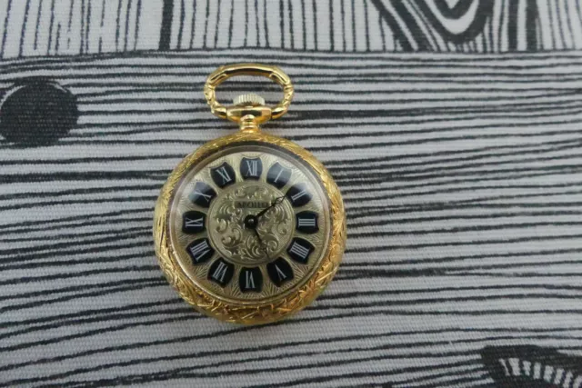 APOLLO Uhr ohne Kette, Handaufzug, Farbe: gold, 33 cm Dm Damen NACHLASS