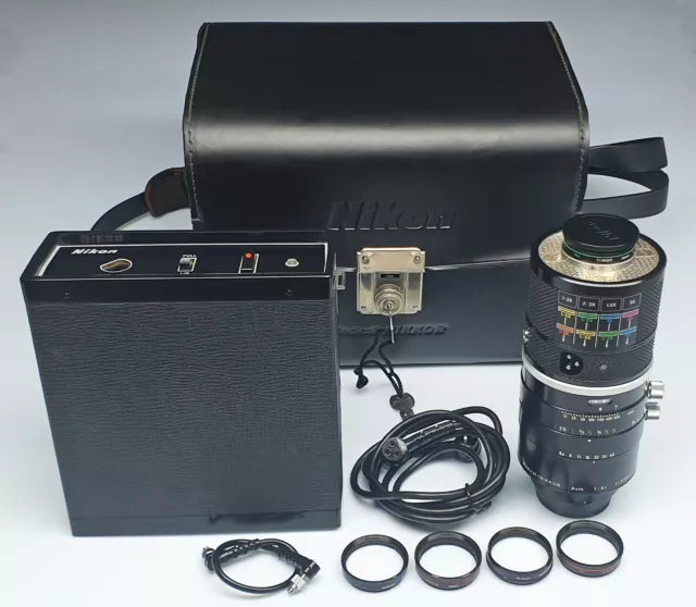 Nikon Medical-Nikkor Auto 1: 5,6 F=200mm + AC Unit LA-1 + 6 Lentilles Macro