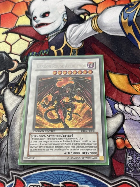 CARTE YU-GI-OH! DRAGON Rouge Archdemon Ct05-Fr002 Fr EUR 10,00 