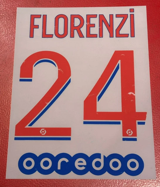 FLOCAGE OFFICIEL KOLO MUANI N°23 UEFA PSG 2023/2024 third vendeur pro