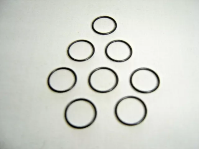 Set of 8 rubber O rings trigger slide buffers fits all brass cornet trumpet 12mm 3