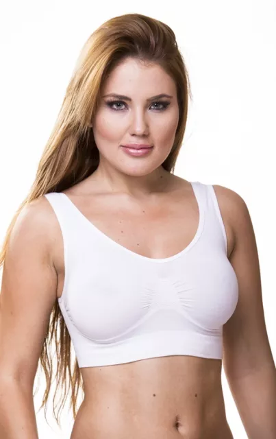 Real Curvy Women Fajas Colombianas Spandex Shaping Top All Sizes 2112