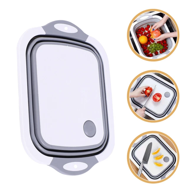 Faltbares Schneidebrett Mit Spülbecken - 9L Klappbares Reise Schneidebrett