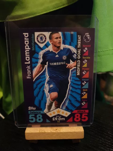 Frank Lampard Exclusive Topps Match Attax Premier League 2016 / 2017 Card