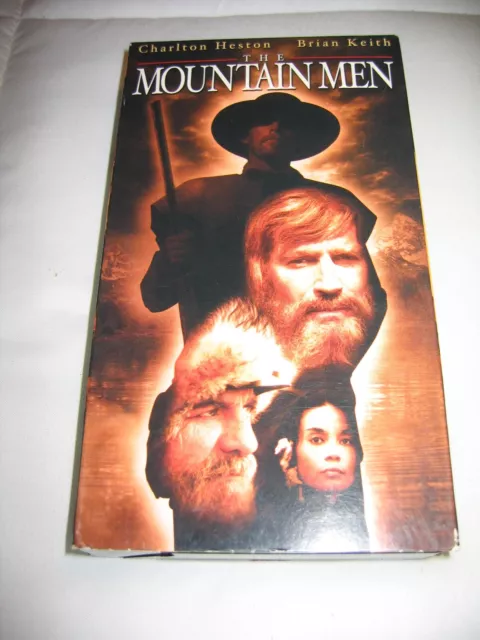 The Mountain Men VHS VCR Video Tape Movie Charlton Heston, Brian Keith