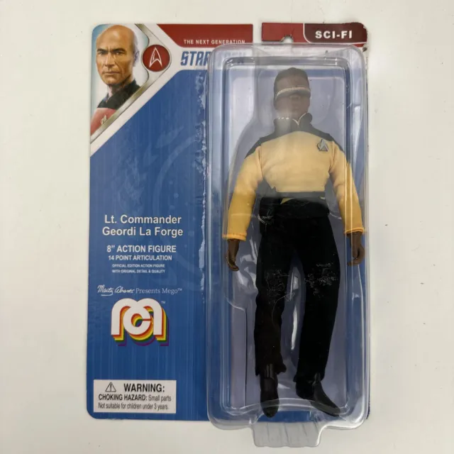 Star Trek Next Generation Tenente Comandante Geordi la Forge Figura Nuovo 2021