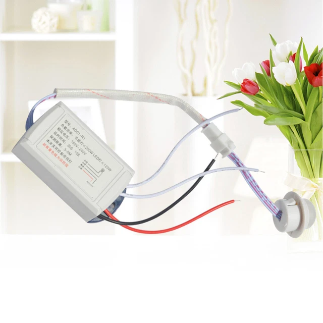 Infrarotmodul Gehäusesensor Intelligente Lampe Bewegungssensor AC 12V Intelligen