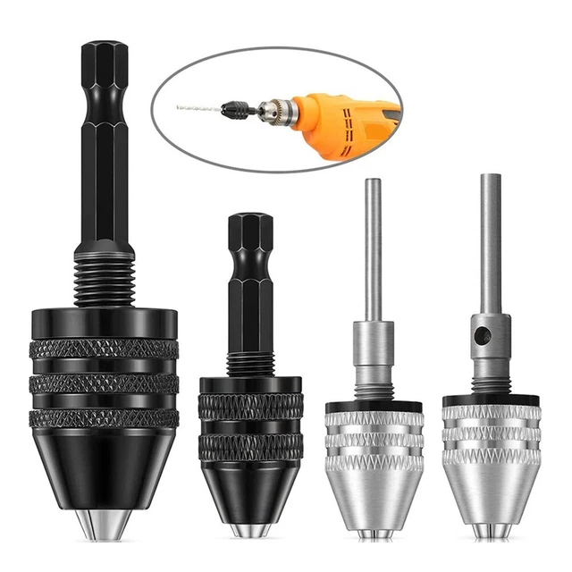 Adaptateur Tige Hexagonale Perceuse Changement Rapide Mandrin Sans Clé