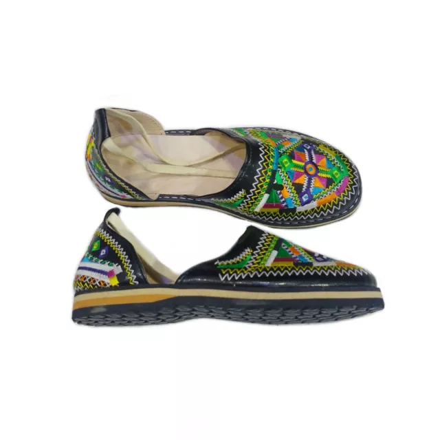 Moroccan Babouche Berber Slippers Leather Handmade Shoes Slipper Women Amazigh