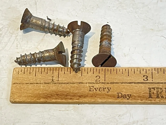 Singer Sewing Machine 4 Base To Cabinet Top Mounting Screws 1907 Model 27