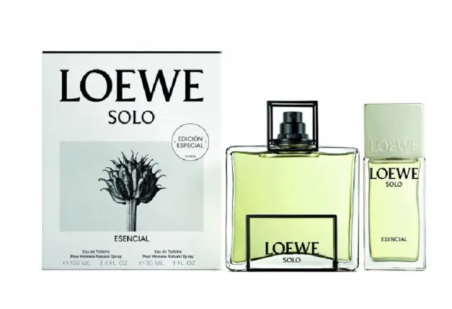 Loewe SOLO ESENCIAL  100 ml. + 30 ml. eau de toilette  3.4 Fl. Oz. + 1 Fl. Oz.