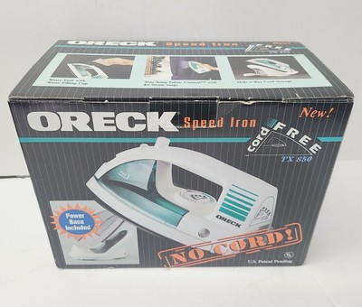 oreck cordless iron