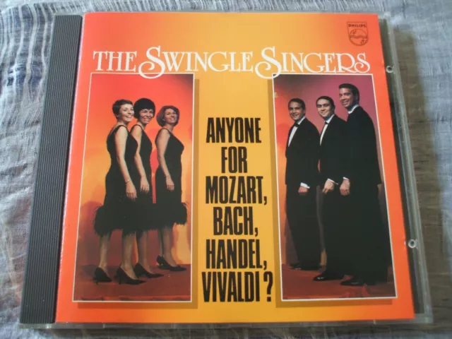 The Swingle Singers Anyone für Mozart, Bach SELTEN 1986 Philips Westdeutsche CD EX+