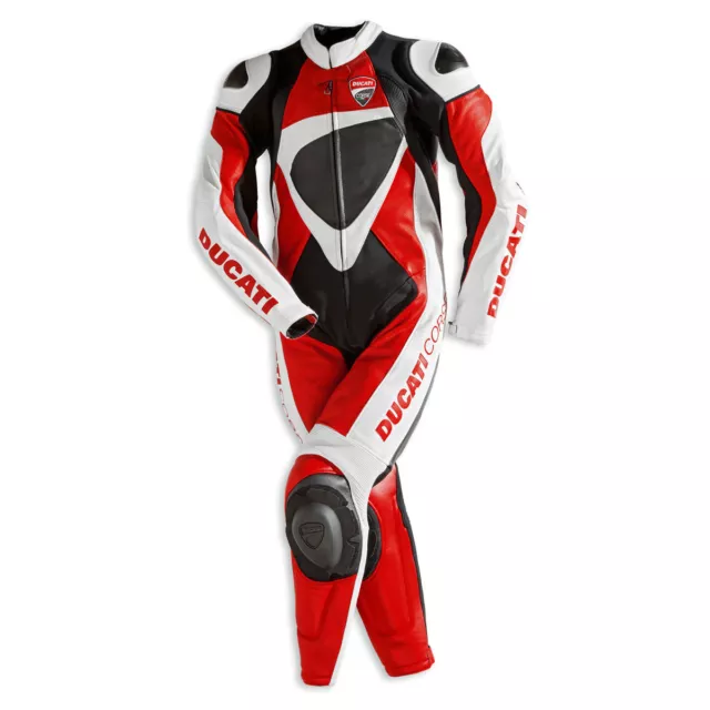 Ducati Dainese Corse ´12 Traje Cuero Combo de una Sola Pieza Cuero Suit Nuevo