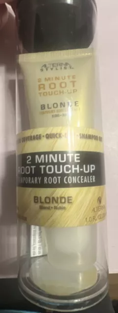 Alterna Stylist 2 Minute Root Touch-Up Temporary Root Concealer Blonde. F/S