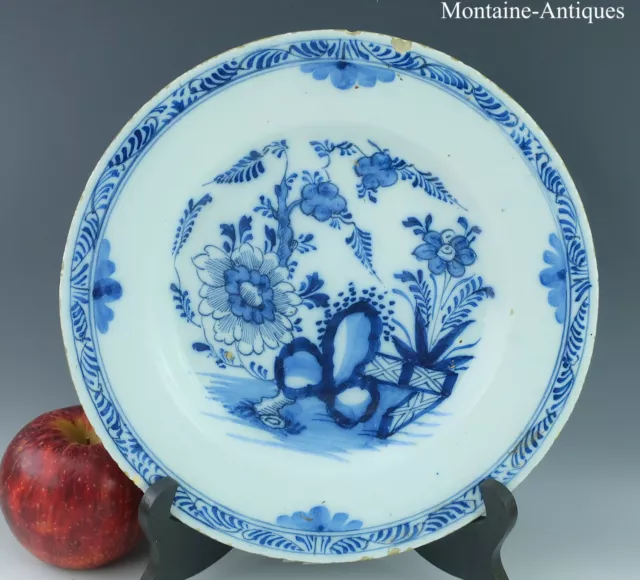 English Delft Plate c., 18th cent