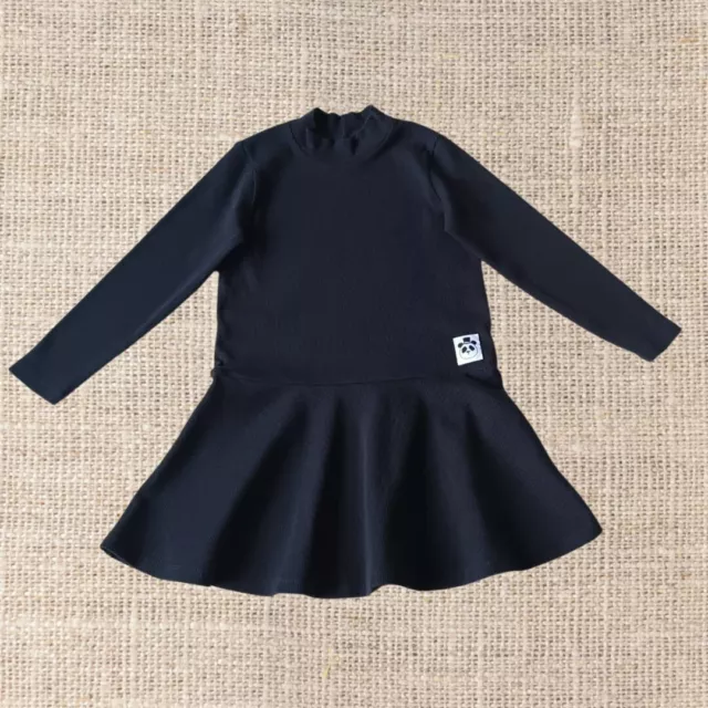 Mini Rodini abito nero bambina taglia 104/110