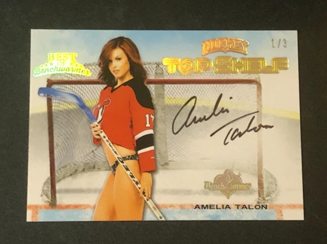 2022 BENCHWARMER AMELIA TALON Best of TOP SHELF Hockey 🏒 Auto/3 PLAYBOY 🐇  💗 $21.29 - PicClick