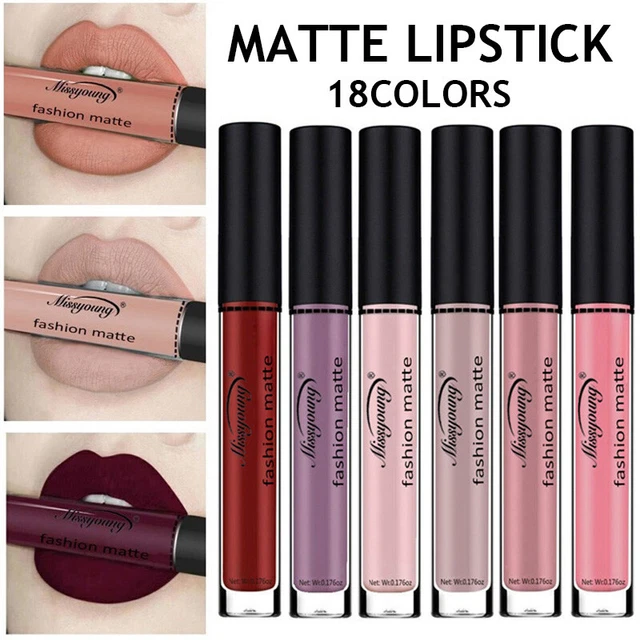 Mejor venta lápiz labial mate líquido de larga duración tinta Super Stay hasta 12Ho ❉��
