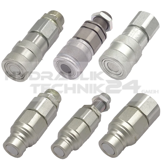 Raccord Enfichable Leckölarm Joint Plan Manches/Prise Plat Visage Tous Tailles
