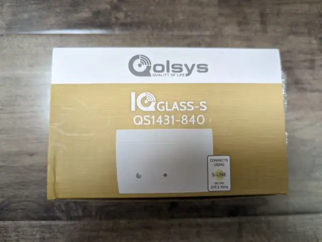 Sensor de ruptura de vidrio Qolsys IQGlass-S QS1431-840 319,5 MHz