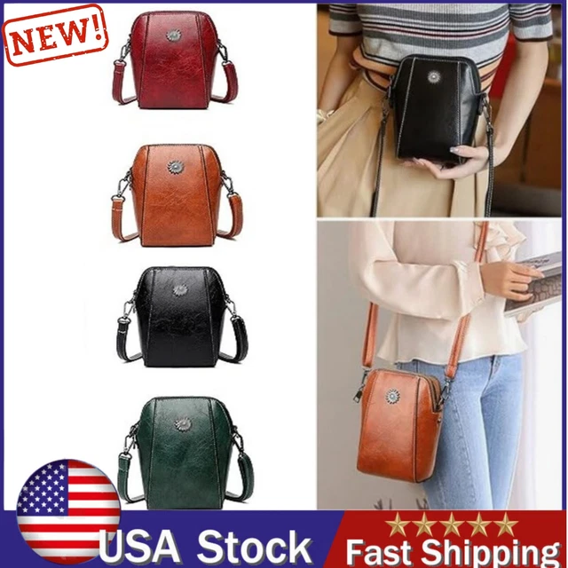 All-match Vertical Cellphone Bag,Shoulder waterproof Crossbody Phone Bag,100%New