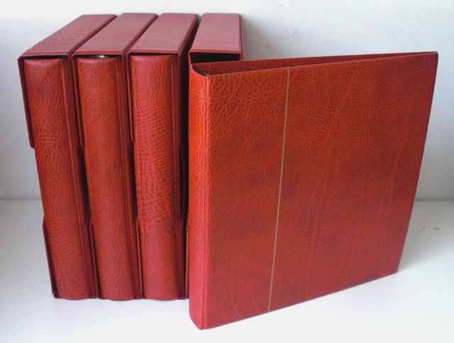 (R05) 4x KABE RINGBINDER RB 2000 + SCHUBER ROT SEHR GUT !!!