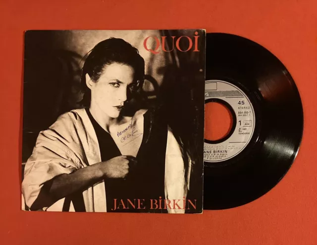 Jane Birkin Quoi Come Un Gabbiano 884292-7 Vg+ Vinyle 45T Sp