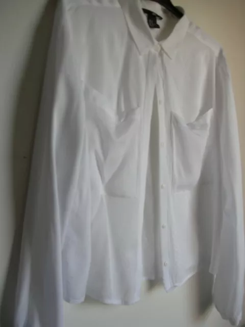 Chemise blanche neuve H&M taille 40 manches longues