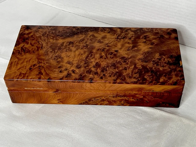 Burl Wood Cigar Box