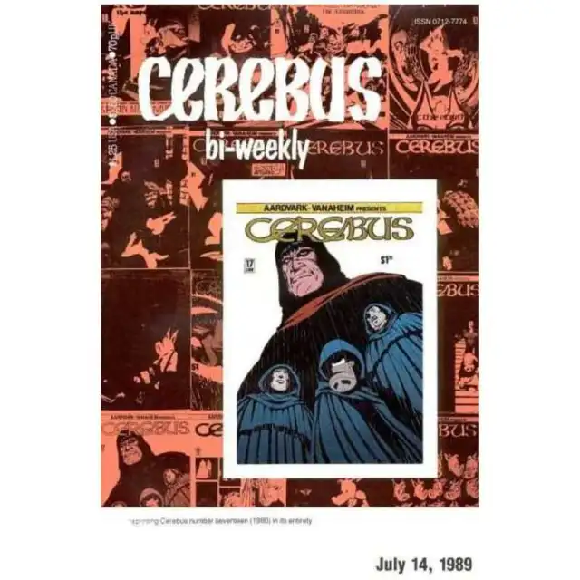 Cerebus Bi-Weekly #17 in Near Mint minus condition. Aardvark-Vanaheim comics [b