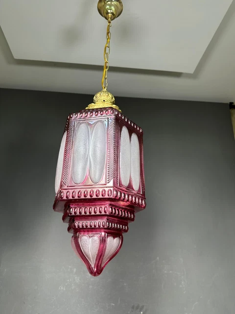 Ancienne Lanterne Ottomane En Laiton – Suspension Mosquée Style Islamique Déco Ramadan