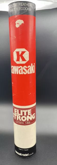 Kawasaki vintage goose feather shuttlecocks elite strong Badminton Kawasaki vintage goose feather shuttlecocks elite strong Badminton