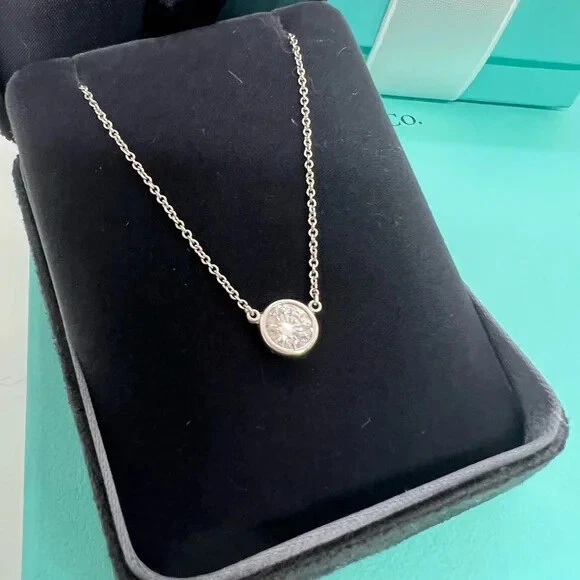 Tiffany & Co. 0.71 tcw Diamonds by the Yard Necklace Platinum 16" Necklace Tiffany & Co. 0.71 tcw Diamonds by the Yard Necklace Platinum 16" Necklace