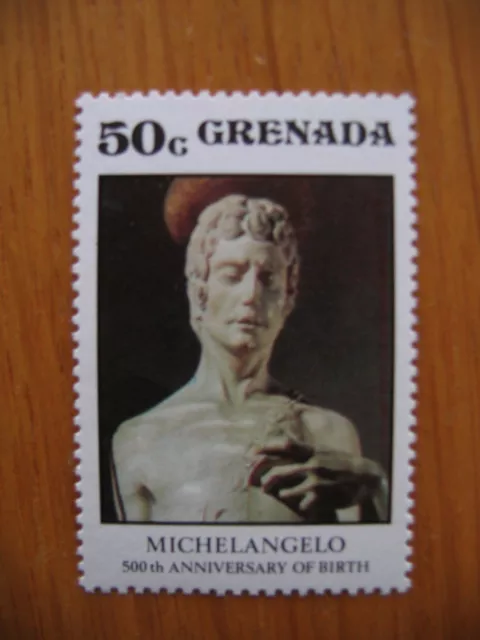 Grenada 1975 Mi 713 : 500. Geburtstag von Michelangelo Bounarroti