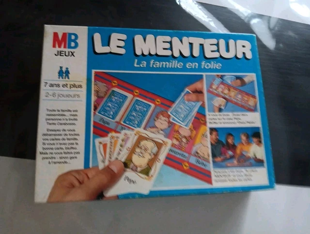 Règles Du Jeu Le Menteur La Famille En Folie LE MENTEUR LA famille en folie. Jeux MB. 1996.COMPLET. 7 ans + Occasion