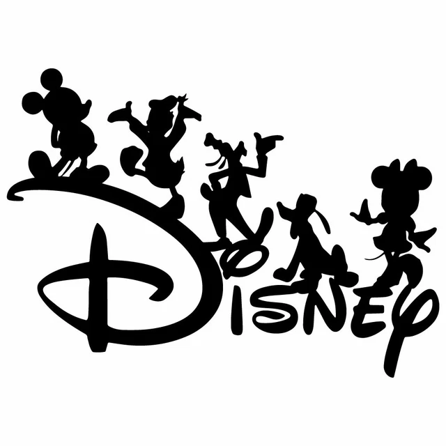 7& DISNEY VINYL Decal Sticker Car Window Laptop Mickey Minnie Donald