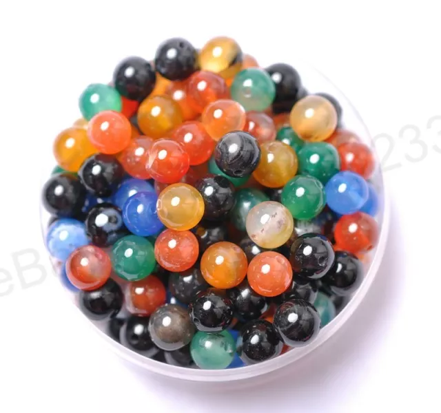 Wholesale Natural Gemstone Round Spacer Loose Beads 4MM 6MM 8MM 10MM 12MM