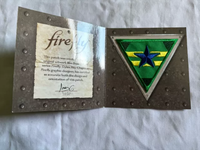 Loot Crate Exclusive Firefly Independents Prop Replica Patch